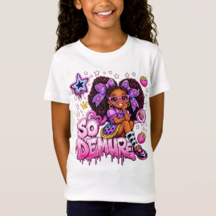 StarBerry™ So Demure Purpl Neon Graffiti T-Shirt