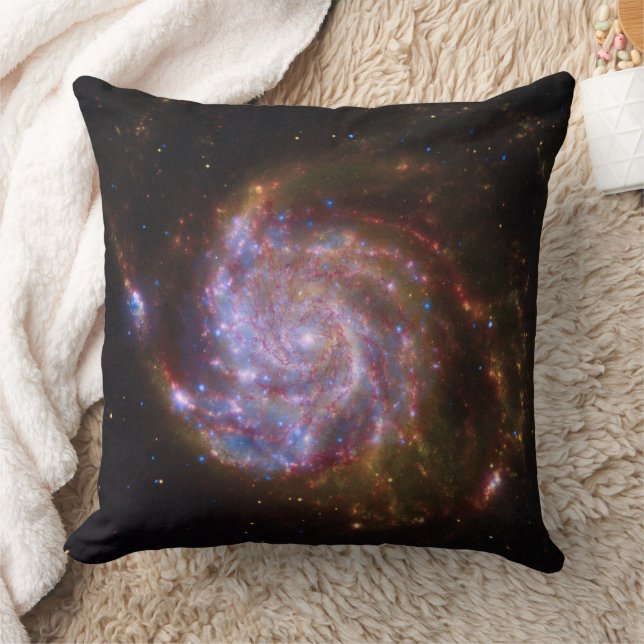 Starbirth in the Pinwheel:  M101 Galaxy Cushion (Blanket)