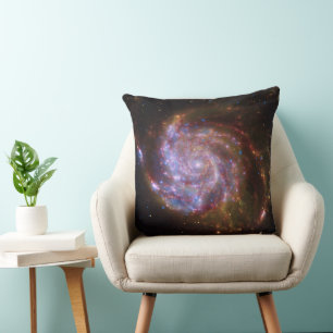 Starbirth in the Pinwheel:  M101 Galaxy Cushion