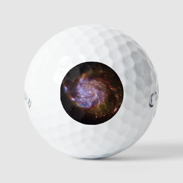 Starbirth in the Pinwheel:  M101 Galaxy Golf Balls (Front)