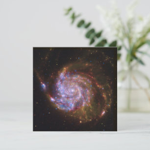 Starbirth in the Pinwheel:  M101 Galaxy Holiday Card