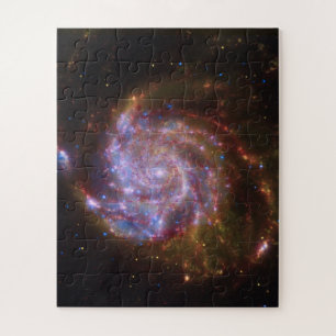 Starbirth in the Pinwheel:  M101 Galaxy Jigsaw Puzzle
