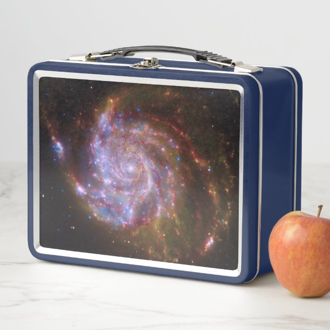 Starbirth in the Pinwheel:  M101 Galaxy Metal Lunch Box (In Situ)