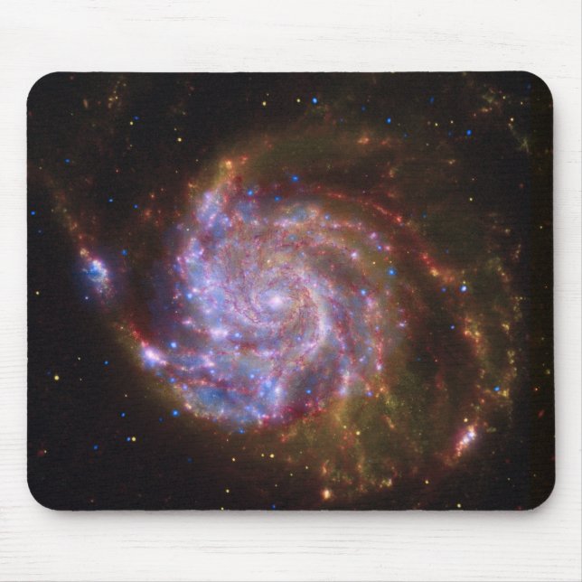 Starbirth in the Pinwheel:  M101 Galaxy Mouse Mat (Front)