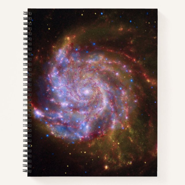 Starbirth in the Pinwheel:  M101 Galaxy Notebook (Front)