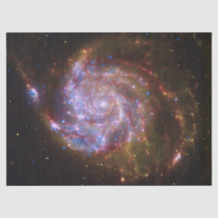 Starbirth in the Pinwheel:  M101 Galaxy Tissue Paper