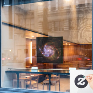 Starbirth in the Pinwheel:  M101 Galaxy Window Cling
