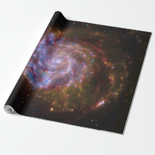 Starbirth in the Pinwheel: M101 Galaxy Wrapping Paper