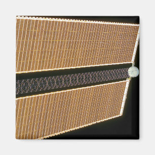 Starboard solar array wing panel magnet