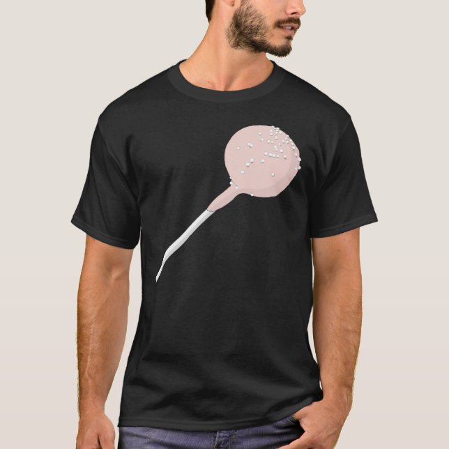 Starbucks Pink Birthday Cake Pop T-Shirt (Front)
