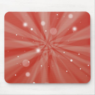 Starburst and snow mouse mat