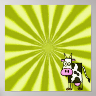 Starburst Cow Print