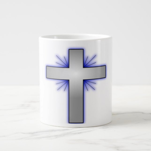 STARBURST CROSS LARGE COFFEE MUG (Front)