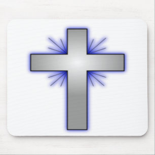 STARBURST CROSS MOUSE MAT