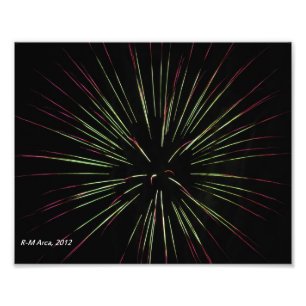 Starburst Fireworks Photo Print