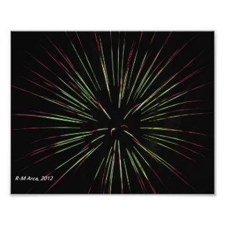 Starburst Fireworks Photo Print