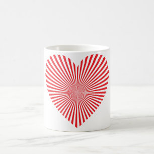Starburst Heart Coffee Mug