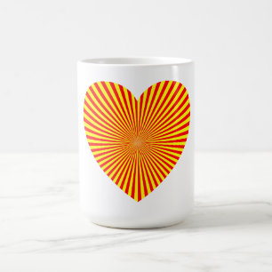 Starburst Heart Mug