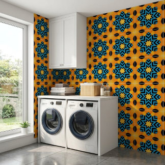 Starburst In Yellow Tile
