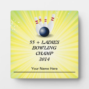 Starburst ladies champ fun laughs plaque