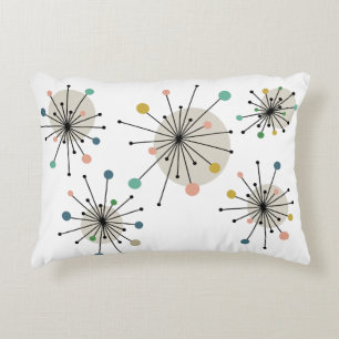 Starburst Mid Century Modern Pillow