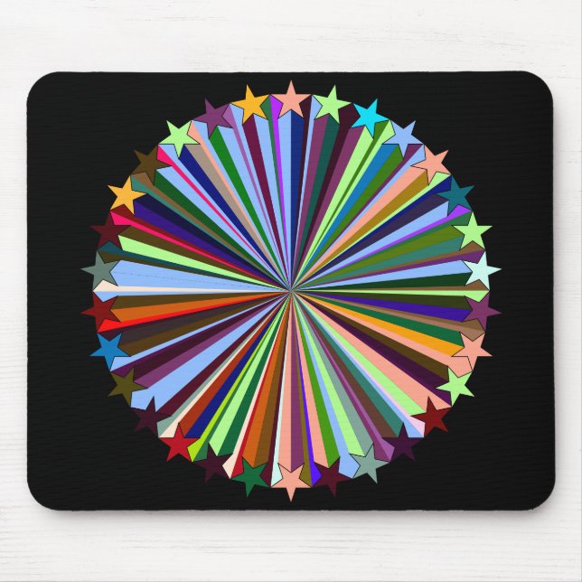 Starburst Mouse Mat (Front)