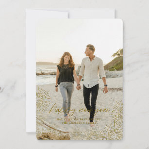 Starburst New Years Card