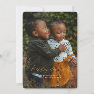 Starburst New Years Card