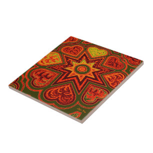 'Starburst of Love' Trivet/Tile Tile