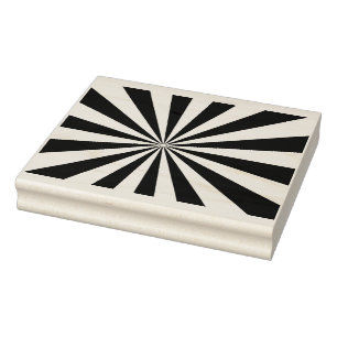 Starburst Rubber Art Stamp
