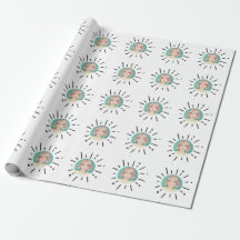 STARBURST | Simple Custom Fun Photo Wrapping Paper