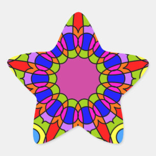 Starburst Star Sticker