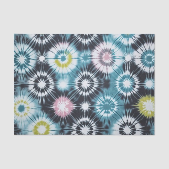 Starburst Tie Dye Design Tissue Paper (Front)