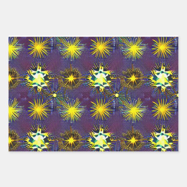 Starburst wrapping paper  (Front)