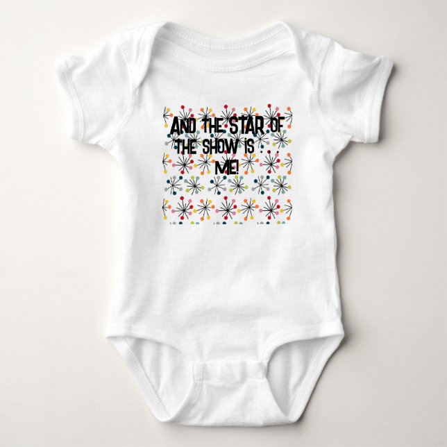 Starbursts Baby Bodysuit (Front)