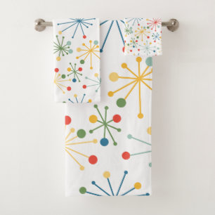 Starbursts in Color Bath Towel Set