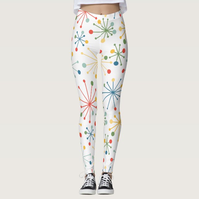 Starbursts in Colour  Leggings (Front)