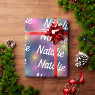 Starbursts Personalised Gift Paper