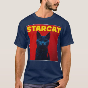 Starcat Funny Weekend Cat Music Album Parody T-Shirt