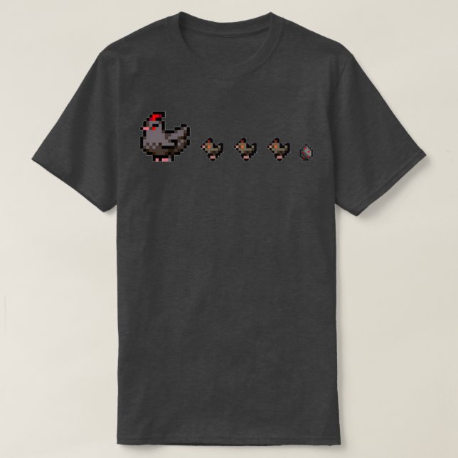 Stardew Valley Void Chicken Family Chicks  T-Shirt (Design Front)