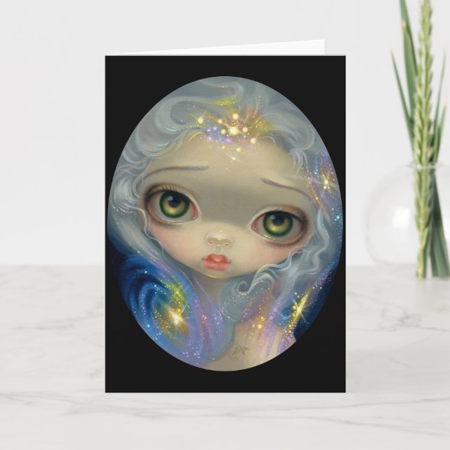 "Stardust Angel" Greeting Card (Front)