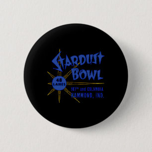 Stardust Bowl Retro Vintage Bowling Indiana 6 Cm Round Badge