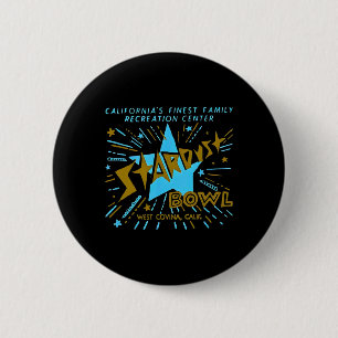 Stardust Bowl Vintage Bowling Retro West Covina Lo 6 Cm Round Badge