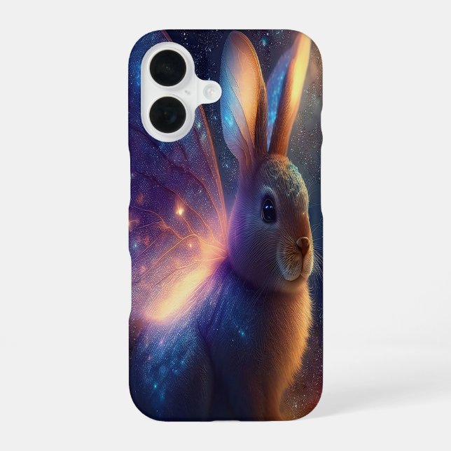 Stardust Bunny  iPhone 16 Case (Back)