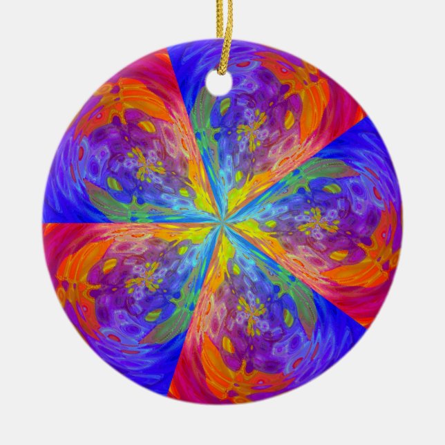 Stardust Ceramic Tree Decoration (Front)