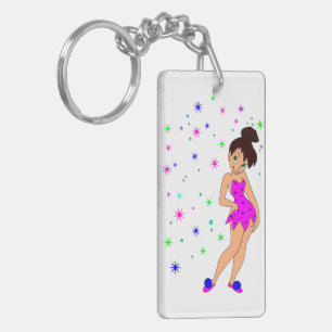STARDUST FAIRY GIRL KEY RING