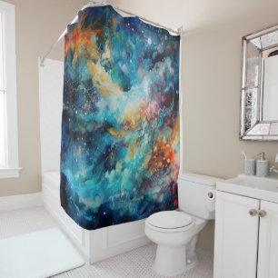 Stardust Galaxy Shower Curtain