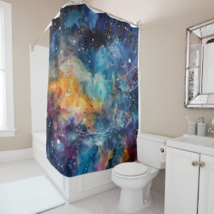 Stardust Galaxy Shower Curtain