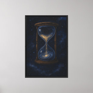 Stardust Hourglass Canvas Print