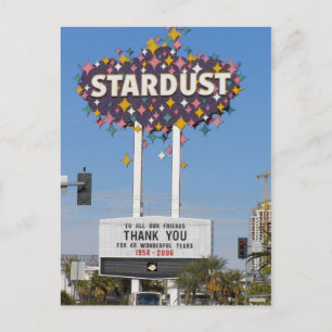 Stardust Las Vegas Marquee Postcards
